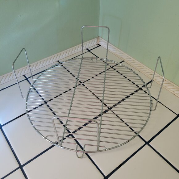 Nuwave Round Stainless Steel Stacking Cooking Grill Rack Replacement Part - Picture 2 of 2